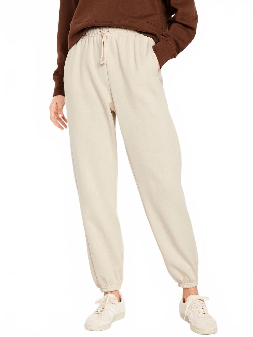 Tall Extra High-Waisted SoComfy Jogger Sweatpants Old Navy Bone NWT XXL Tall